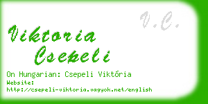 viktoria csepeli business card